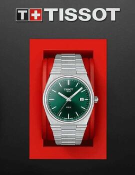 Reloj Tissot PRX acero esf. verde