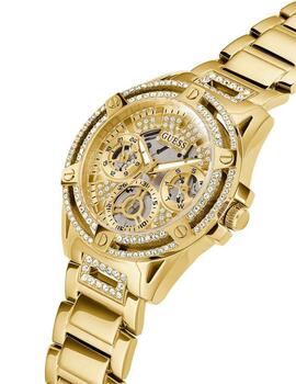 Reloj Guess Queen dorado circonitas