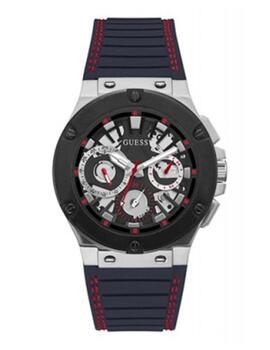 Reloj Guess Circuit multifunció acero correa negra