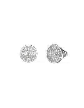 Pendientes Guess acero circonitas