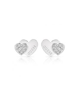 Pendientes Guess acero corazones