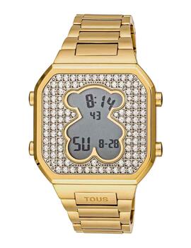 Reloj Tous D-Bear digital acero dorado