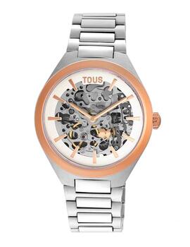 Reloj Tous Karat Round automático acero IP rosa