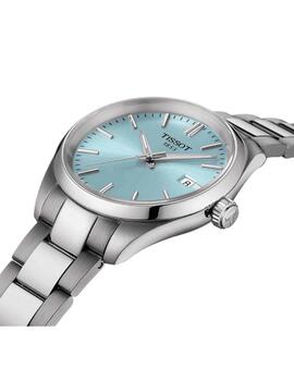 Reloj Tissot PR100 esfera azul claro