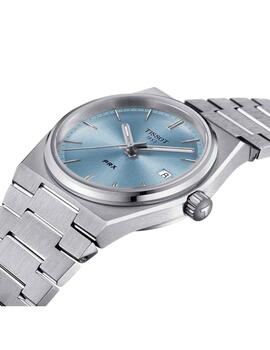 Reloj Tissot PRX esfera azul claro