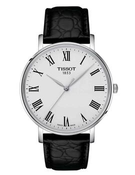 Reloj Tissot Every Time correa piel negra
