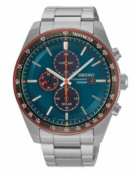 Reloj Seiko Solar crono azul