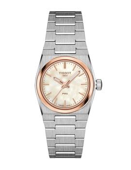 Reloj Tissot PRX acero bicolor esf.  blanca
