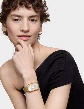 Reloj Tous T-Band Club acero IP gold nácar