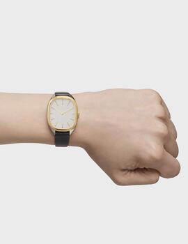 Reloj Tous Heritage acero IP dorado correa piel