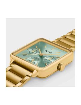 Reloj Cluse La Tétragone acero chapado