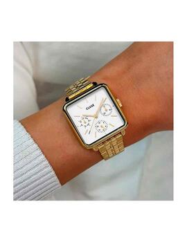 Reloj Cluse La Tétragone acero chapado