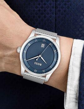 Reloj Boss acero esfera azul