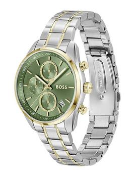 Reloj Boss crono acero bicolor esf. verde