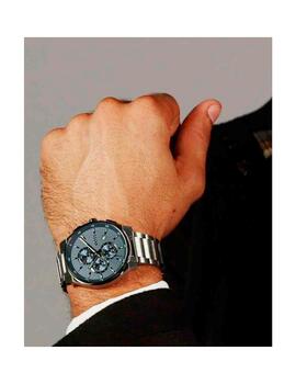 Reloj Boss acero esf. azul