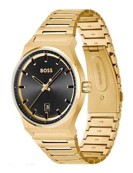 Reloj Boss acero chapado esf. negra