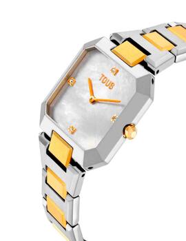 Reloj Karat Tous  IP gold esf. nácar brazalete