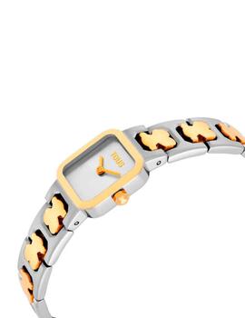 Reloj Icon Time Tous  Ip gold brazalete