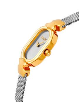 Reloj Oval Icon Tous IP gold oso esterilla