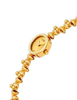 Reloj Tous old Bear acero IP gold brazalete