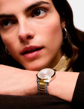 Reloj Tous analógico con brazalete de acero y acero dorado