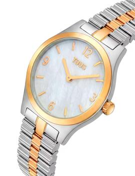 Reloj Tous analógico con brazalete de acero, acero dorado