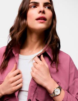 Reloj Tous analógico con brazalete de acero, acero dorado