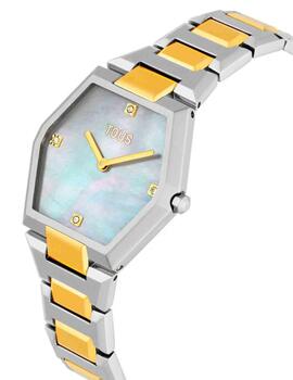 Reloj Tous Karat Eight acero bicolor esfera nácar
