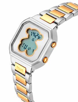 Reloj Tous D-Bear acero bicolor digital