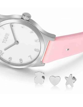 Reloj Tous Epic Icon acero correa silicona