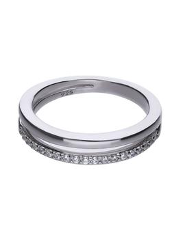 Anillo Diamond Fire plata y circonitas