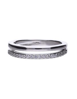 Anillo Diamond Fire plata y circonitas