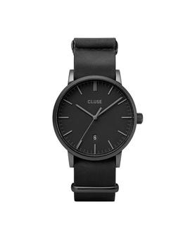 Reloj Cluse Aravis 40mm negro esfera negra