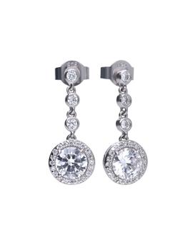 Pendientes Diamonfire plata y circonitas