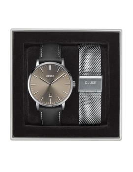 Reloj Cluse Aravis Mesh Silver Colour - Leather,40mm