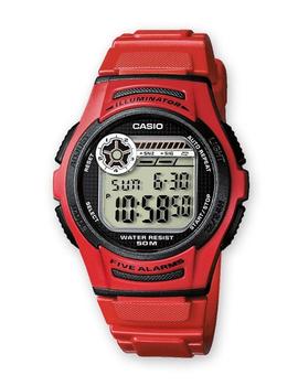 Reloj Casio digital rojo